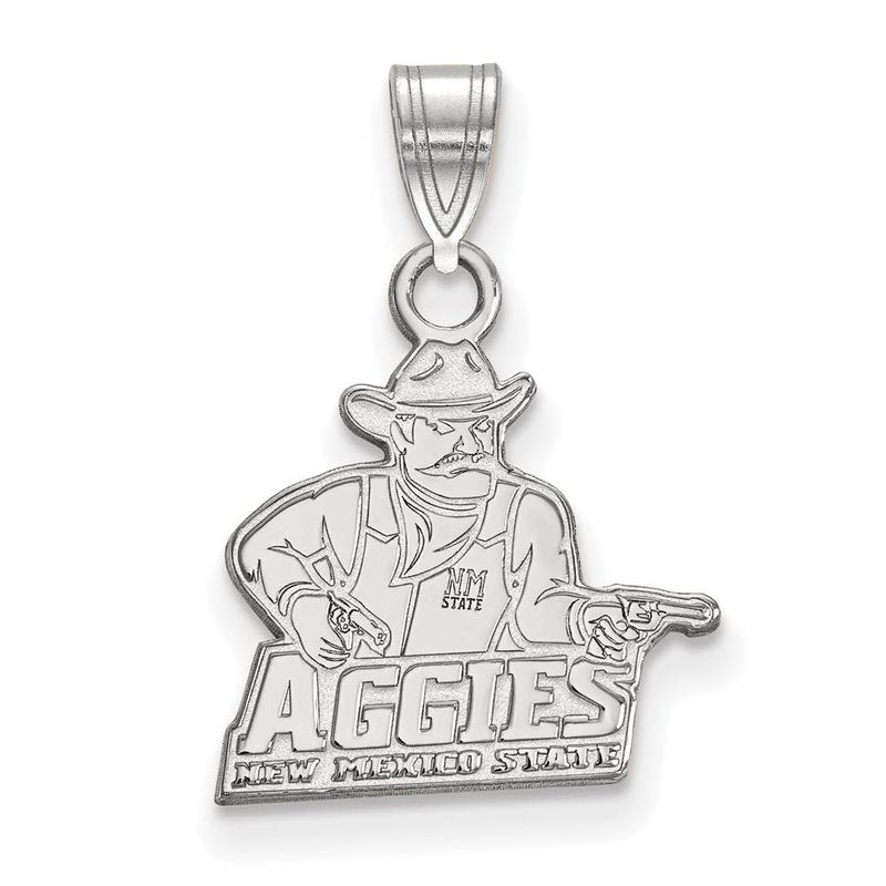 14k White Gold New Mexico State Small Pendant